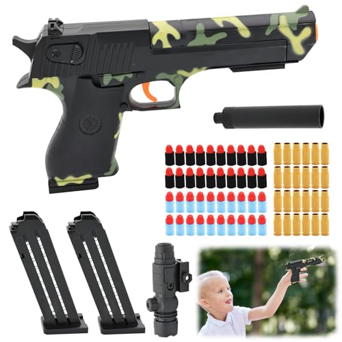 ARONRAVE Spielzeug Pistole Kinder, Blaster Toy Gun Kinder Pistole Schaumstoff Blaster Toy Gun Schaumstoff Blaster Toy Gun Soft Foam Bullet Blaster Toy Soft Foam Bullet Blaster Toy für Kindergeschenke von ARONRAVE