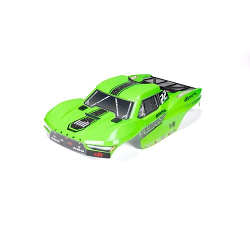 ARRMA 1/10 Clipless Painted Trimmed Body Set with Decals, Green: Fury 2WD von ARRMA