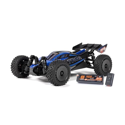 ARRMA 1/14 Typhon GROM 223S DSC 4X4 RTR Brushless Buggy, Blue (Battery & Charger Included) von ARRMA