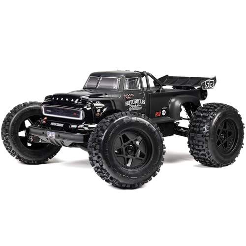 ARRMA 1/8 Notorious 6S 4X4 RTR Brushless Stunt Truck, Black von ARRMA