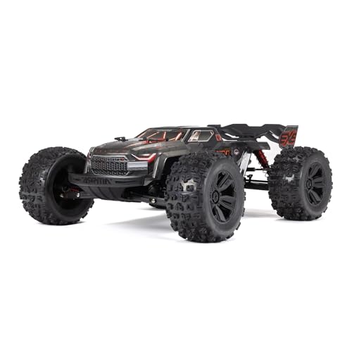 ARRMA 1:8 Kraton 6S EXB Ready to Run Basher Monster Truck RC ferngesteuert besonders Kraftvoll und stabil mit Brushless Motor ohne Akku und Ladegerät, Schwarz von ARRMA