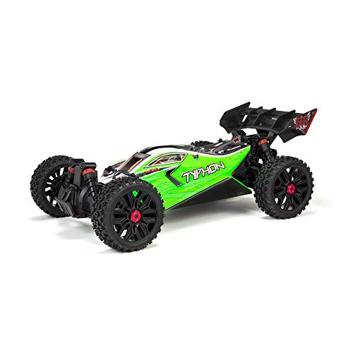 ARRMA ARA4206V3BI Typhon 4X4 550 MEGA Brushed 1/8th 4wd Buggy Green, Multi von ARRMA