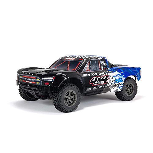 ARRMA ARA4303V3BT1 4X4 1/10th SC Blue 1/10 SENTON 4WD 3S BLX Brushless Short Course Truck RTR von ARRMA