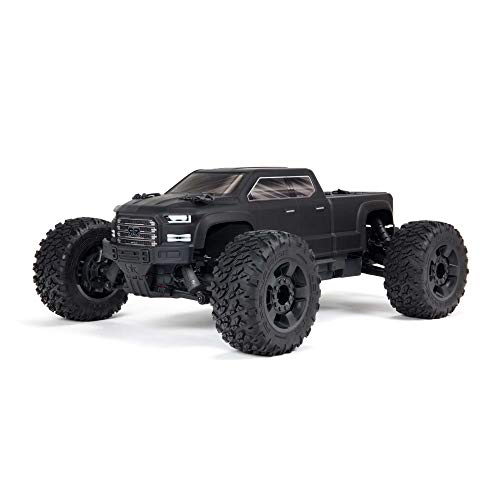 ARRMA ARA4312V3B Big Rock 4X4 3S BLX Brushless 1/10th 4wd MT Black, 14 Jahre+, Grey/Silver von ARRMA