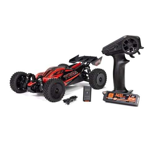 ARRMA RC Car Typhon GROM 4X4 223S BLX BRUSHLESS Small Scale Buggy RTR with DSC, Battery & Charger Included, RED, ARA2306ST1 von ARRMA