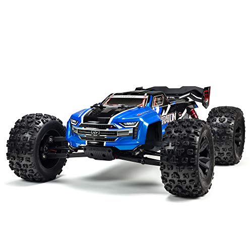 ARRMA RC Truck 1/8 KRATON 6S V5 4WD BLX Speed Monster Truck mit Spektrum Firma RTR, blau, ARA8608V5T2 von ARRMA