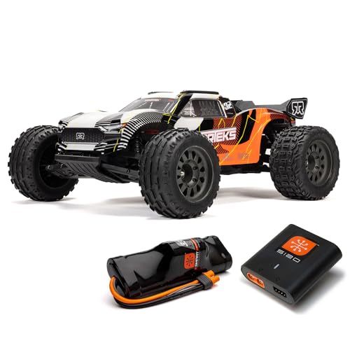 ARRMA VORTEKS MEGA 550 2WD, Ferngesteuertes Auto, RC Auto 1/10, Stadium Truck, über 30 km/h, aufrüstbar, inkl. Akkus und Ladegerät, Orange, ARA3205ST1 von ARRMA