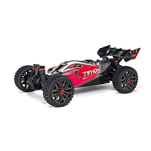 Arrma ARA4306V3B 1/8 Typhon 4WD 3S BLX Brushless Buggy RTR RC Car, Rot von ARRMA