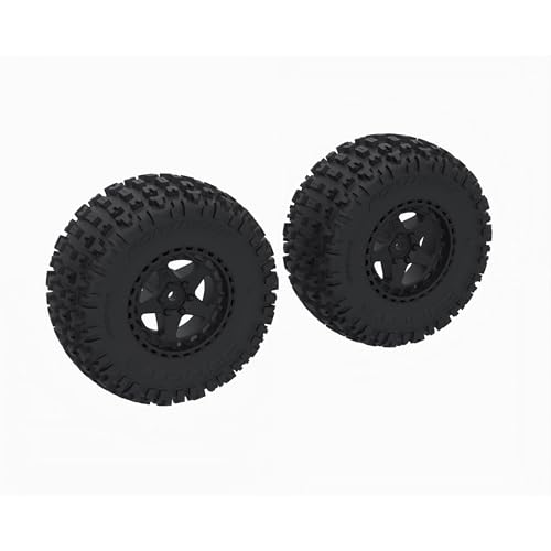 DBOOTS 'Fortress SC' Tire Set Glued, Black (2) von ARRMA