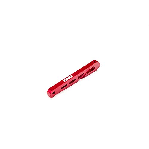 Hintere Mitte Aluminium Chassis Strebe, 87mm Rot: EXB von ARRMA