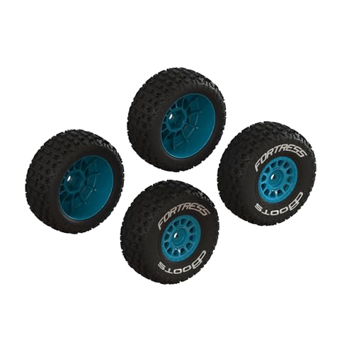 dBoots 'Fortress' Glued Tire Set, Blue (2 Pairs) von ARRMA