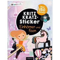 ARSEDITION 133368 Kritzkratz-Sticker Einhörner und Feen: Über 150 Sticker von ARS EDITION