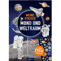 ARSEDITION 133419 Meine Sticker - Mond und Weltraum von ARS EDITION