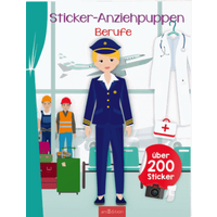 ARSEDITION 133705 Sticker-Anziehpuppen Berufe von ARS EDITION