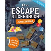 ARSEDITION 134228 Escape-Stickerbuch - Juwelenraub von ARS EDITION