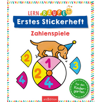 ARSEDITION 135161 Lernraupe – Erstes Stickerheft – Zahlenspiele von ARS EDITION