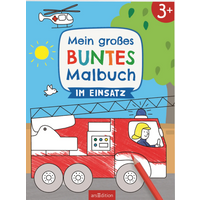 ARSEDITION 135328 Mein großes buntes Malbuch – Im Einsatz von ARS EDITION