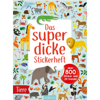 ARSEDITION 135517 Das superdicke Stickerheft – Tiere von ARS EDITION