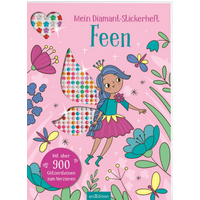 ARSEDITION 135551 Mein Diamant-Stickerheft – Feen von ARS EDITION