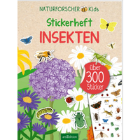 ARSEDITION 135587 Naturforscher-Kids – Stickerheft Insekten von ARS EDITION