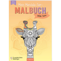 ARSEDITION 135718 Mein Mandala-Tier-Malbuch – Wilde Tiere von ARS EDITION