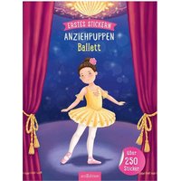 ARSEDITION 135835 Erstes Stickern Anziehpuppen – Ballett von ARS EDITION