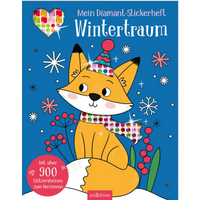 ARSEDITION 135877 Mein Diamant-Stickerheft – Wintertraum von ARS EDITION