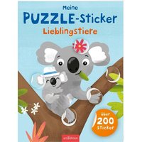 ARSEDITION 135879 Meine Puzzle-Sticker – Lieblingstiere von ARS EDITION