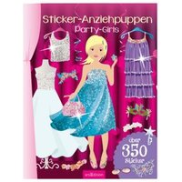 ARSEDITION 978-3-8458-1656-2 Sticker-Anziehpuppen - Party-Girls von ARS EDITION