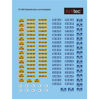 ARTITEC 10.348 H0 NL Niederländische Kfz-Kennzeichen von ARTITEC