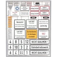 ARTITEC 10.352 H0 Betriebswerkschilder, Ep. III-IV - Resin Bausatz von ARTITEC