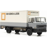 ARTITEC 487.052.03 H0 DAF Kipp-Fahrerhaus Koffer-LKW Kab B VAN GEND & LOOS, 1982 - Resin Fertigmodell von ARTITEC