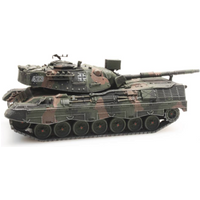 ARTITEC 6870050 H0 Leopard 1A1-A2 Flecktarn für Eisenbahntransport, Bundeswehr Resin Fertigmodell von ARTITEC