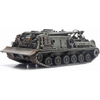 ARTITEC 6870244 H0 M88 Bergepanzer olivgrün (früh) Eisenbahntransport Resin Fertigmodell von ARTITEC