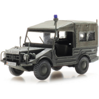 ARTITEC 6870449 H0 DKW Munga 91/8 Olive Feldjäger Bundeswehr Resin Fertigmodell von ARTITEC