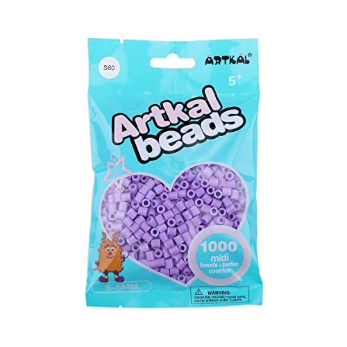 ARTKAL® Midi 5 mm Bügelperlen Beads / 1000 Stück/S-060 Lavender von ARTKAL