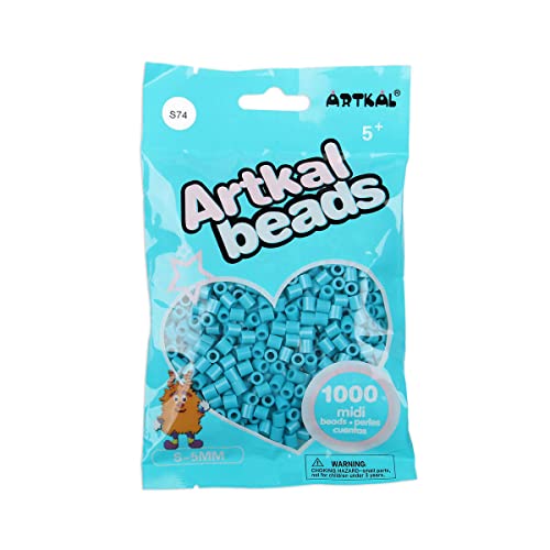 ARTKAL® Midi 5 mm Bügelperlen Beads / 1000 Stück/S-074 Azure von ARTKAL