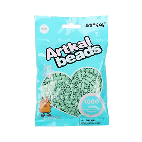 ARTKAL® Midi 5 mm Bügelperlen Beads / 1000 Stück/S-121 Celadon Green von ARTKAL