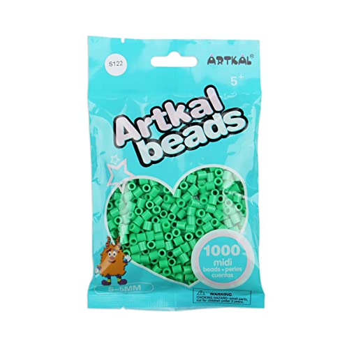 ARTKAL® Midi 5 mm Bügelperlen Beads / 1000 Stück/S-122 Eucalyptus von ARTKAL