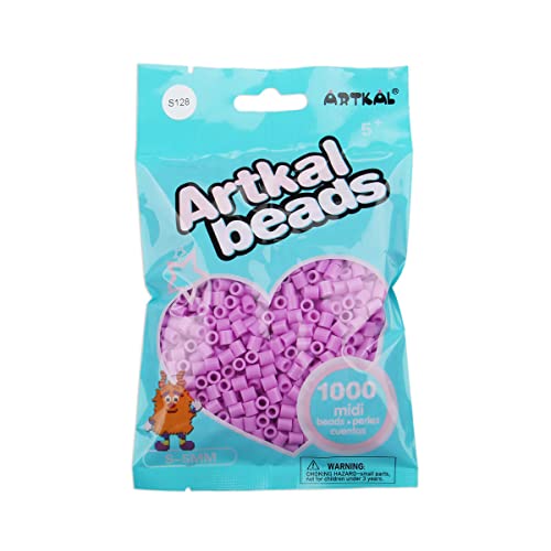 ARTKAL® Midi 5 mm Bügelperlen Beads / 1000 Stück/S-128 Light Grape von ARTKAL