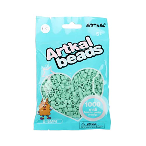 ARTKAL® Midi 5 mm Bügelperlen Beads / 1000 Stück/S-147 Spearmint von ARTKAL