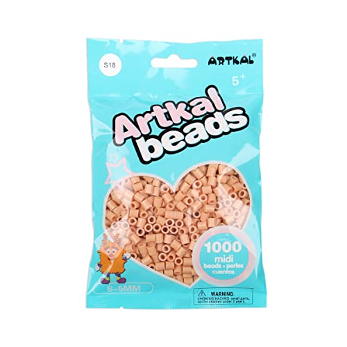 ARTKAL® Midi 5 mm Bügelperlen Beads / 1000 Stück/S-018 Sand von ARTKAL