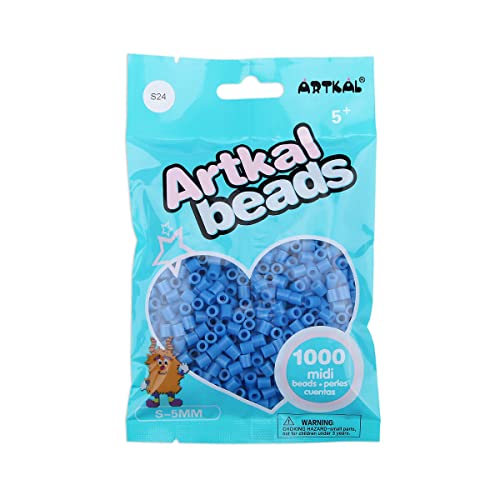 ARTKAL® Midi 5 mm Bügelperlen Beads / 1000 Stück / S-024 True Blue von ARTKAL