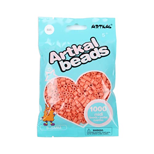 ARTKAL® Midi 5 mm Bügelperlen Beads / 1000 Stück / S-095 Salmon von ARTKAL