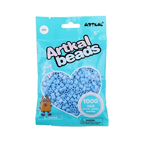 ARTKAL® Midi 5 mm Bügelperlen Beads / 1000 Stück / S-098 Himalaya Blue von ARTKAL