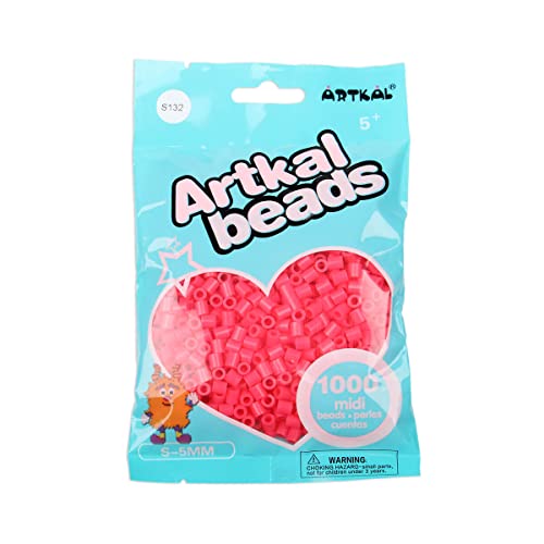 ARTKAL® Midi 5 mm Bügelperlen Beads / 1000 Stück/S-132 Flamingo von ARTKAL