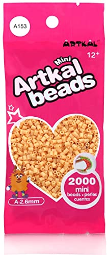 ARTKAL® Mini A Soft 2,6 mm Bügelperlen Beads / 2000 Stück / A153 Sahara Sand Steckperlen von ARTKAL