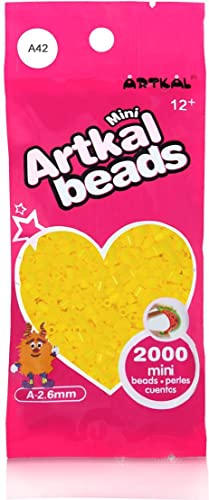 ARTKAL® Mini A Soft 2,6 mm Bügelperlen Beads / 2000 Stück / A42 Sandstorm Steckperlen von ARTKAL