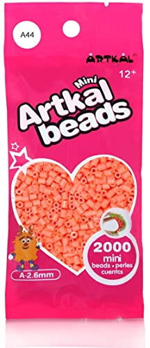 ARTKAL® Mini A Soft 2,6 mm Bügelperlen Beads / 2000 Stück / A44 Burning Sand Steckperlen von ARTKAL