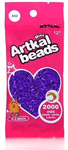 ARTKAL® Mini A Soft 2,6 mm Bügelperlen Beads / 2000 Stück / A52 Butterfly Bush Steckperlen von ARTKAL